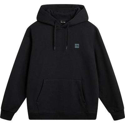 李宁松弛感情侣连帽加绒卫衣