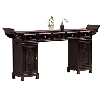 新中式实木榫卯神台柜供桌