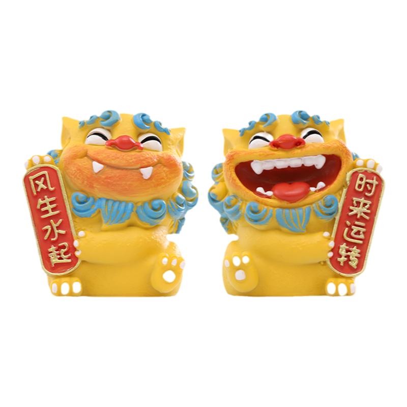獅三百風(fēng)獅爺擺件風(fēng)生水起石敢當(dāng)玄關(guān)桌面醒獅泉州文創(chuàng)廈門紀(jì)念品