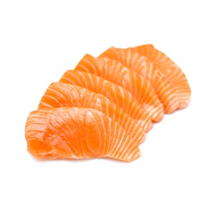 现切黄海三文鱼上佳中段鲜切刺身日料生鱼片冰鲜太平洋鲑去刺即食
