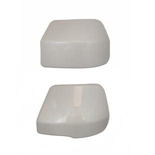 08-22款兰德酷路泽后挂珍珠白色盖陆巡备胎罩支架装饰盖后杠小盖