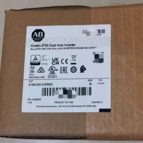 议价2198-D012-ERS3 Kinetix 5700双轴模块2x 5A/3.2kW 2198D012E