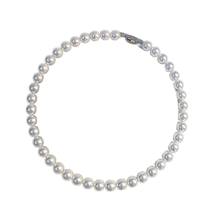 baby同款澳白925银天然澳母贝珍珠项链女轻奢港风锁骨链礼物潮