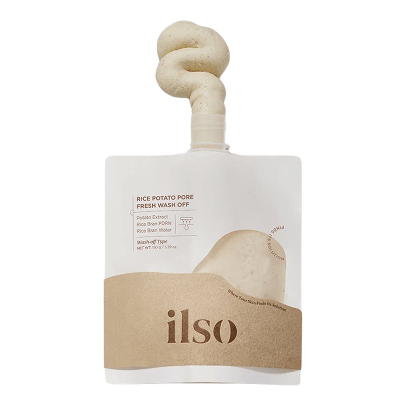 ilso土豆泥水洗面膜深层清洁