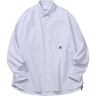【联名系列】nautica白帆 x 爆尼膏中性百搭条纹衬衫BGWW5110