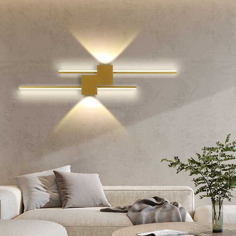 创意极简卧室床头壁灯卧室床头背景装饰灯电视墙格氛围墙壁沙发栅