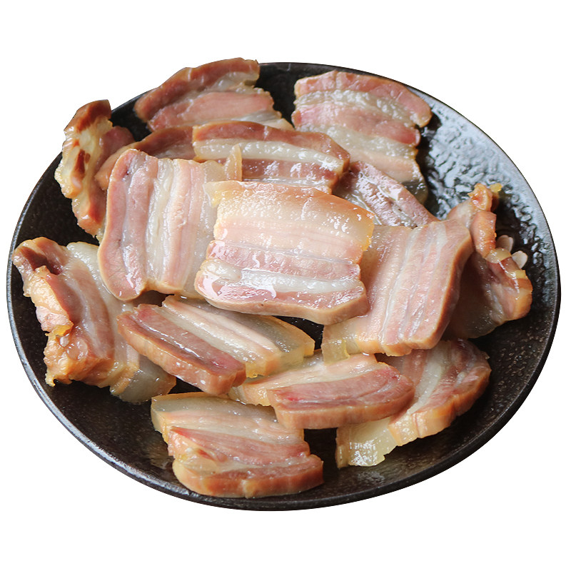 风干五花咸肉农家自制腊肉正宗土猪腌肉日晒安徽特产咸肉500g包邮