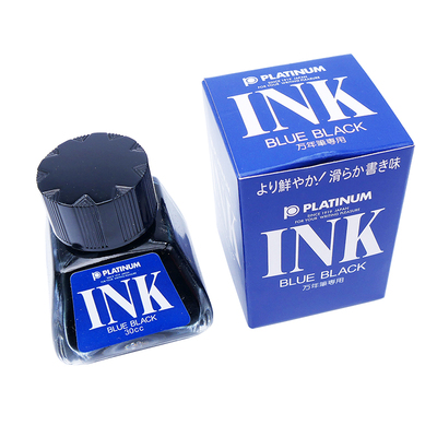 一航白金染料不易堵瓶装红色墨水