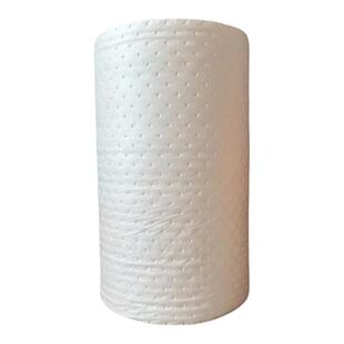 复合压点工业吸油棉垫片吸油毯5mm强力吸油毡卷加油站水面工厂用