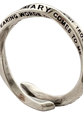 不拘披头士信仰戒指男士个性时尚