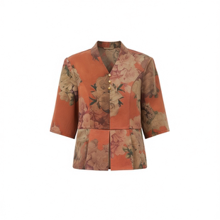 龟纹真丝香云纱裤子女春季薄款女士高端妈妈2025女春桑蚕丝直筒裤