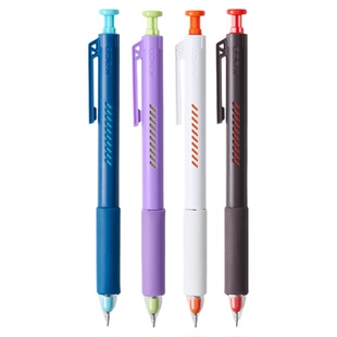 KACO ON充能笔学生专用0.5mm黑笔彩色笔按动中性笔简约风中性笔办公学生用手账书写