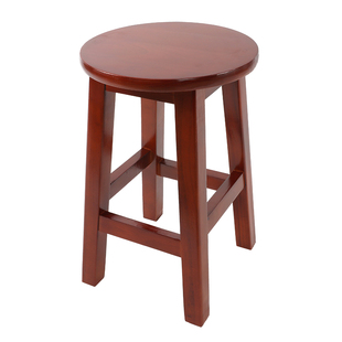 实木凳子圆凳餐桌凳家用成人橡木凳客厅板凳现代简约小木凳卯榫凳