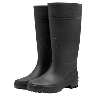 军工德系雨鞋男士高筒厚底耐磨雨靴防水防滑工地套鞋秋款高帮水胶