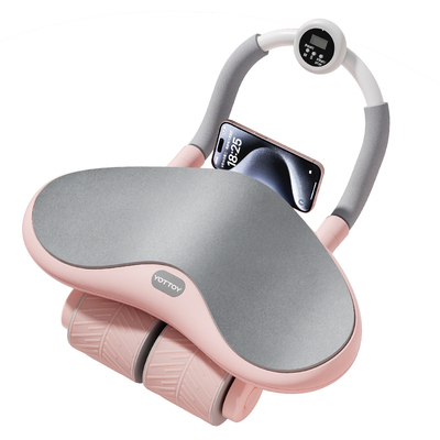 yottoy新款健腹轮自动回弹卷腹轮