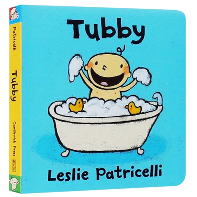 英文原版 Tubby 一根毛脏小孩系列绘本 幼儿英语启蒙纸板书 Leslie Patricelli 洗澡澡 洗白白 好习惯养成 亲子共读早教图画故事书