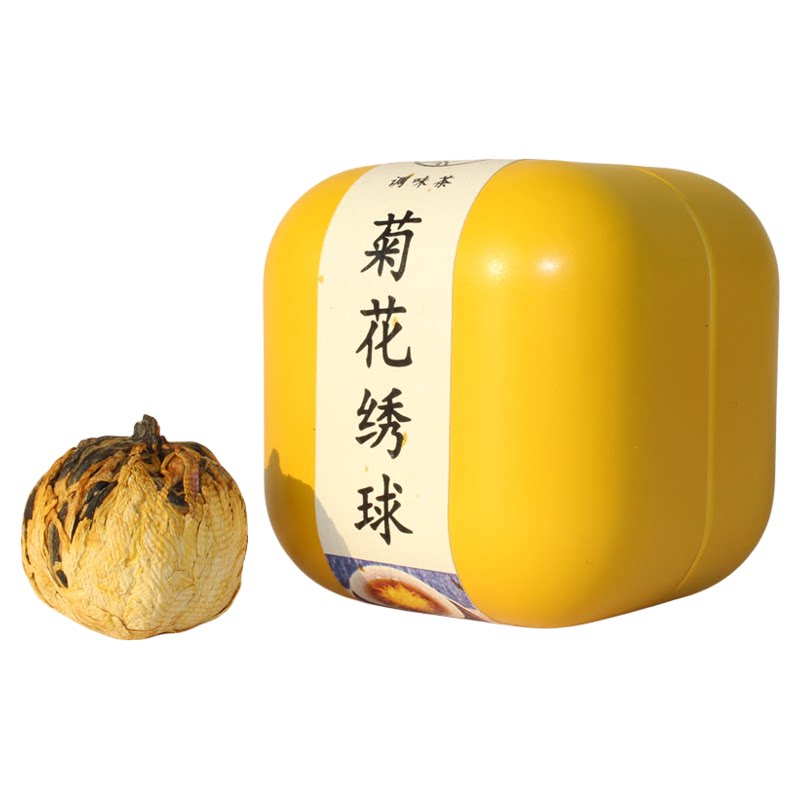 菊花绣球茶新茶云南高山蜜香型滇再加工茶/配方茶/调