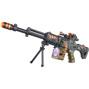 儿童玩具枪声光玩具男孩小孩音乐电动冲锋突击步手抢2岁3宝宝礼物