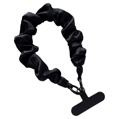 高端简约复古褶皱丝绸手提腕