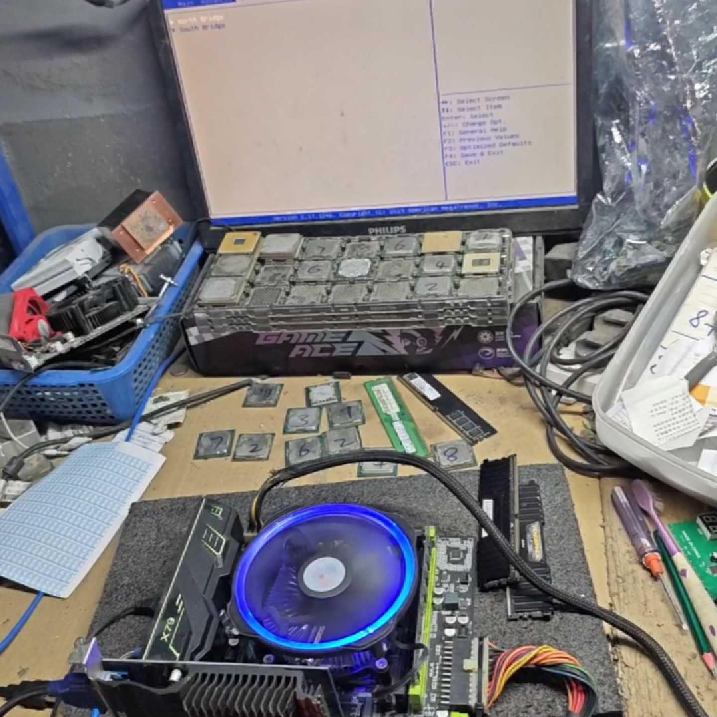 询价-华南X79豪华大板主板e52689主板x79系列20