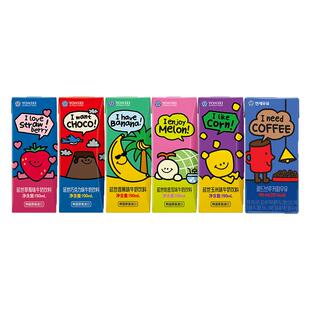 韩国延世大学进口香蕉牛奶草莓果味巧克力网红奶儿童风味奶早餐奶