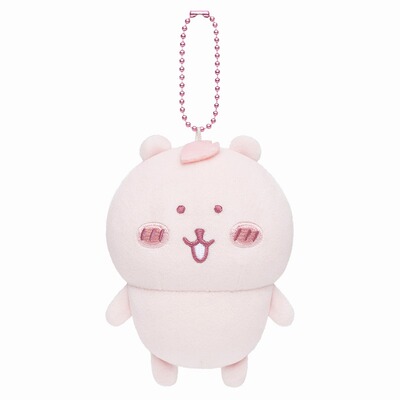 樱花自嘲熊毛绒玩偶挂件