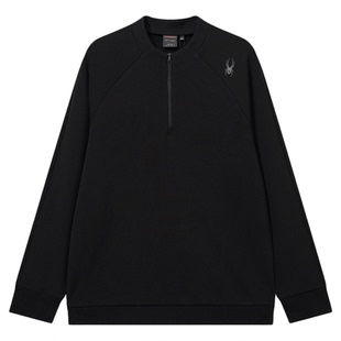 SPYDER蜘蛛春秋男子TRAINING中意简约保暖运动半开领卫衣24MR323M