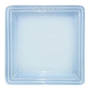 酷彩LE CREUSET法国欧式方盘16/21cm家用点心碟水果菜盘子