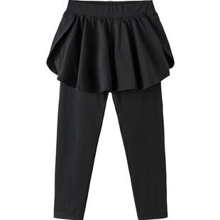 【balaOne】巴拉巴拉童装儿童打底裤女童2026春装新款假两件裙裤