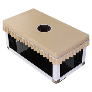 防水防油免洗烤火桌皮罩茶几方桌皮桌布取暖桌布电炉罩套皮革桌垫