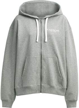 COACH/蔻驰奥莱女士NEW YORK拉链连帽卫衣