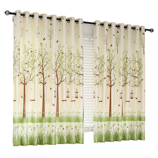 窗帘成品特价小短帘飘窗卧室2025年新款出租房遮光布料小型窗户半