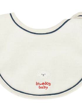 BLUEDOG韩国新生儿纯棉围兜