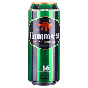 特价哈姆16号啤酒烈性高度精酿小麦啤经典500ml*24罐装Hamm清仓
