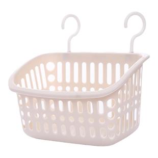 挂钩悬挂置物篮厨房挂篮卫生间浴室化妆用品收纳篮塑料篮子收纳筐