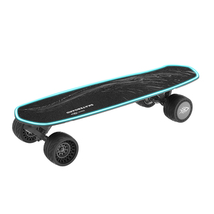 游鱼S2T电动滑板四轮车一体便携陆冲高端智能校园达人双驱小鱼板