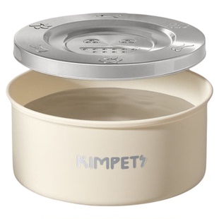 狗狗不锈钢饮水器不湿嘴悬浮水碗狗碗漂浮喝水器比熊专用大狗水盆