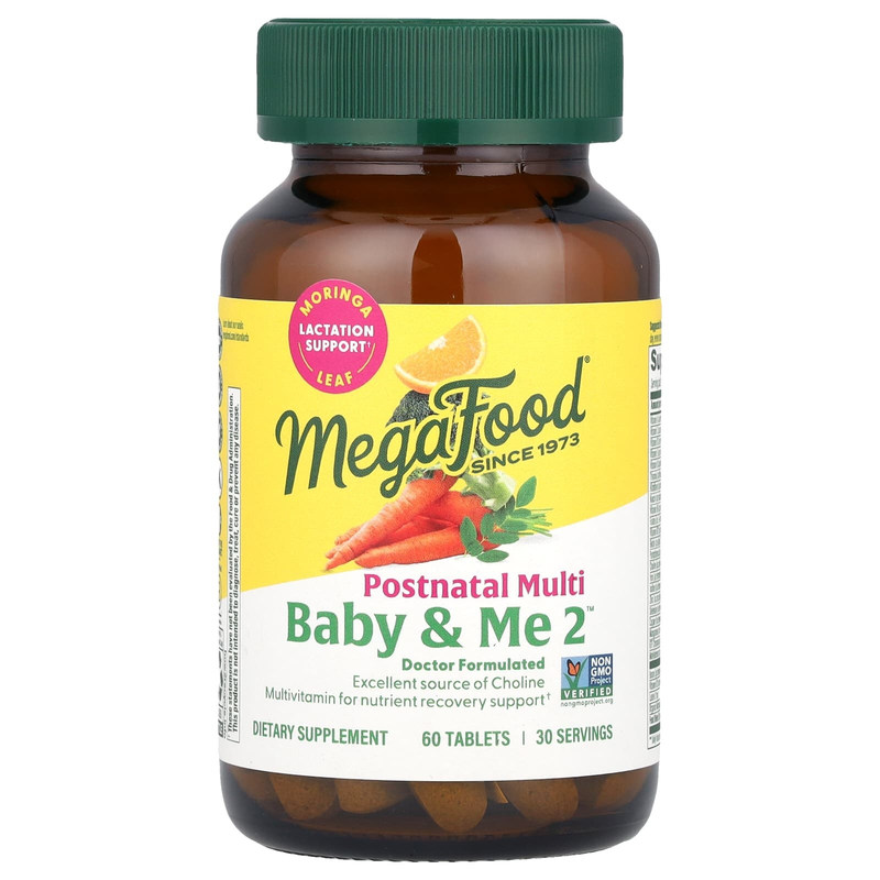 MegaFood产后复合维生素有益于哺乳期母亲恢复力滋养母婴健康营养