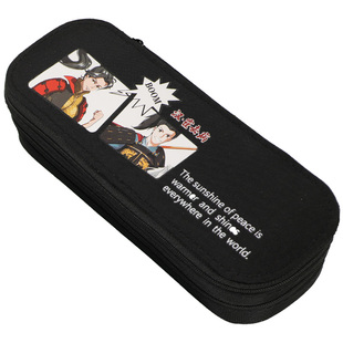 汉-霍去病 倒梯形笔袋帆布古风人物动画文创铅笔文具袋学生用男孩