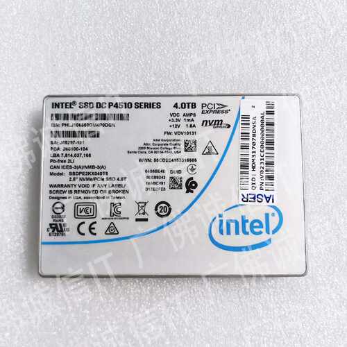 【请询价】Intel P4510 4T SSDPE2KX040