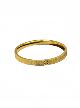 古法金包银老花星星手镯礼盒装