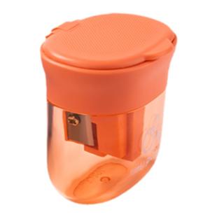 得力定制刻字卷笔刀三孔转笔刀削笔刀小学生儿童幼儿园迷你型专用手动刨笔机粗三角铅笔刀削笔器大口径多功能