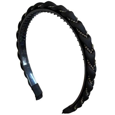 诗情画意水钻麻花带齿发箍