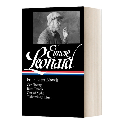 英文原版 Elmore Leonard Four Later Novels 埃尔莫伦纳德 四部后期小说 美国图书馆 精装 英文版 进口英语原版书籍