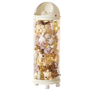 娃娃收纳神器拉链款毛绒玩偶收纳桶儿童公仔玩具大容量整理筒春节