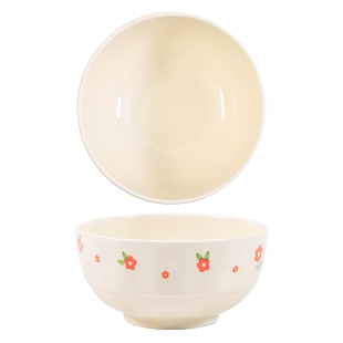 奶油风陶瓷米饭碗2025新款吃饭碗家用小碗个人专用面碗盘餐具套装