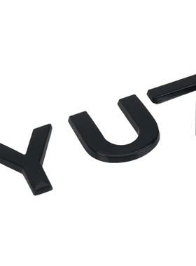 适用汽车【YU7/SU7】MAXUltra英文字母车标贴后尾标原厂配件