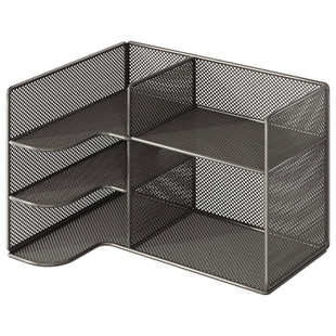 桌面置物架办公桌收纳架工位小架子办公室文件收纳盒书桌上书架子