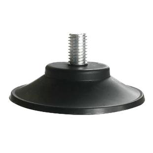 M10螺丝杆吸盘机器械脚垫黑色橡胶玻璃托垫家具桌椅金属固定防滑