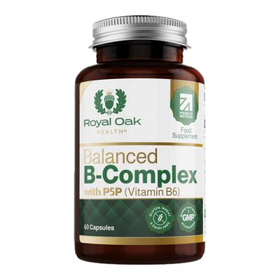 英国药房ROH皇家橡树活性复合维生素B族提高代谢补剂60粒
